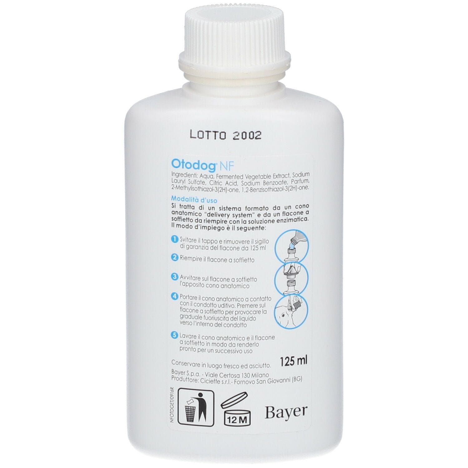 Otodog soluzione igiene auricolare per cane 125ml + 25ml