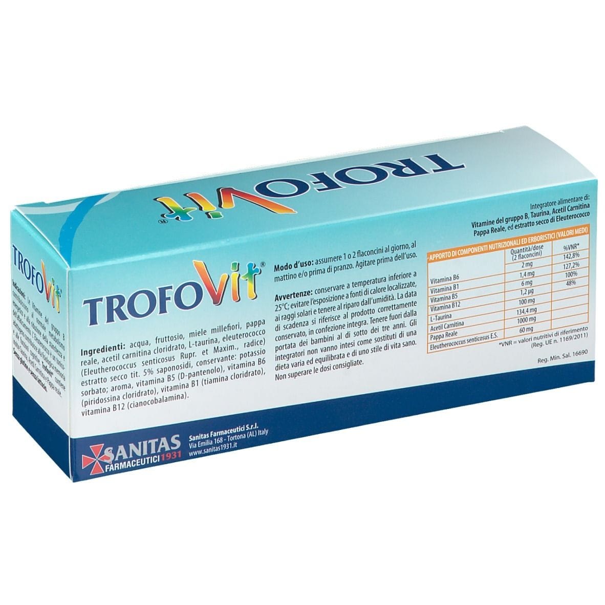 TROFOVIT 14 FLACONCINI 10 ML