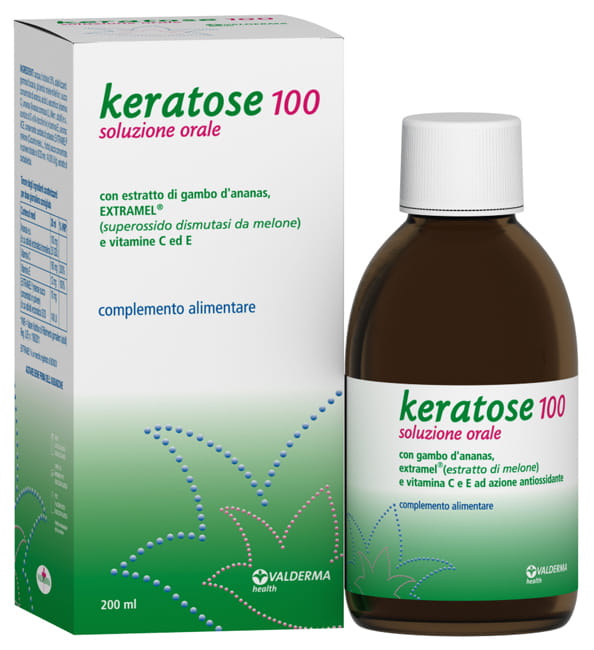 Integratore Keratose 100 con Omega-6 e Vitamina C, 200ml