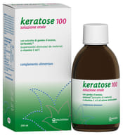 Integratore Keratose 100 con Omega-6 e Vitamina C, 200ml