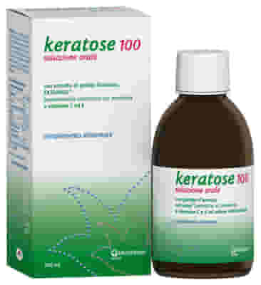 Integratore Keratose 100 con Omega-6 e Vitamina C, 200ml