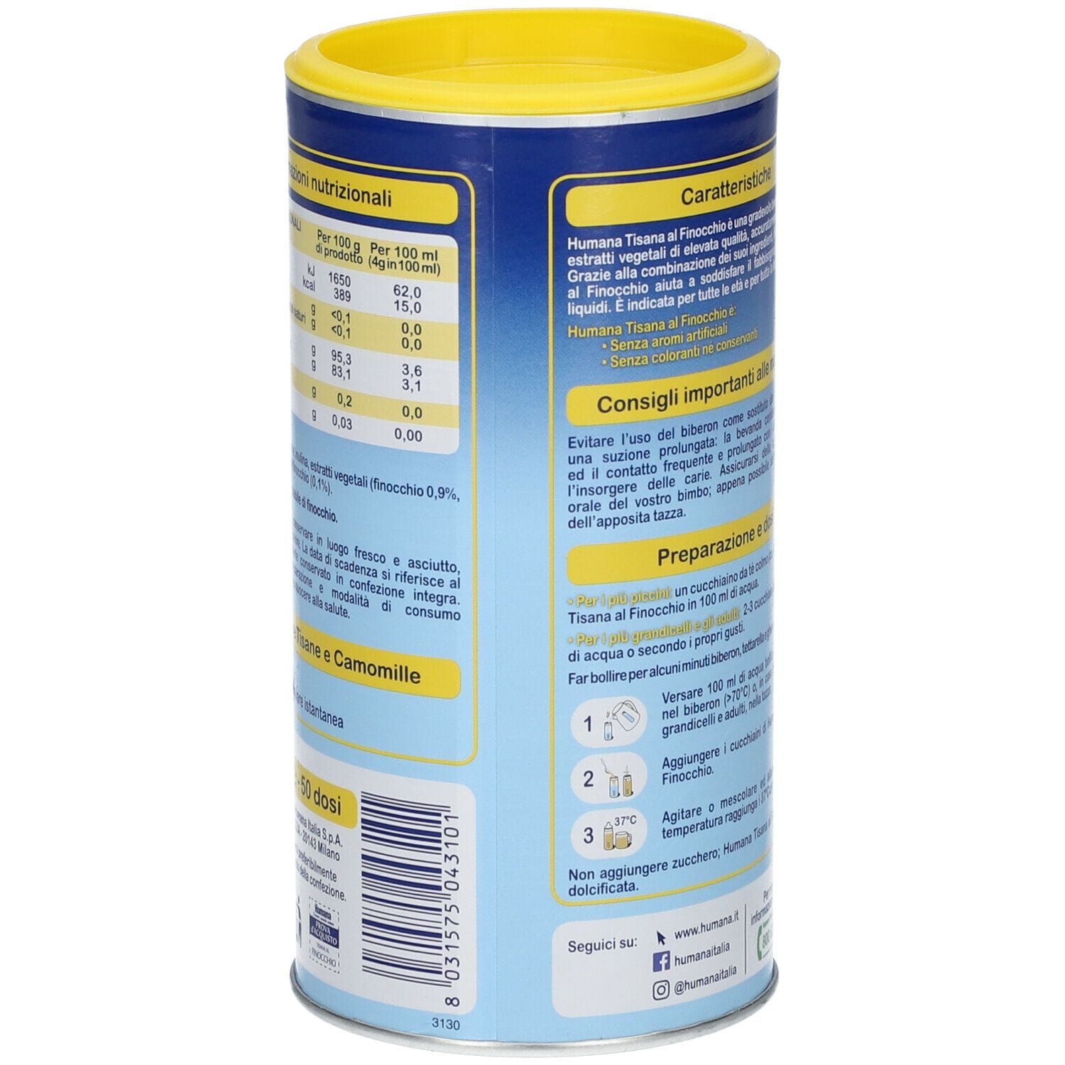 HUMANA TISANA FINOCCHIO 200 G