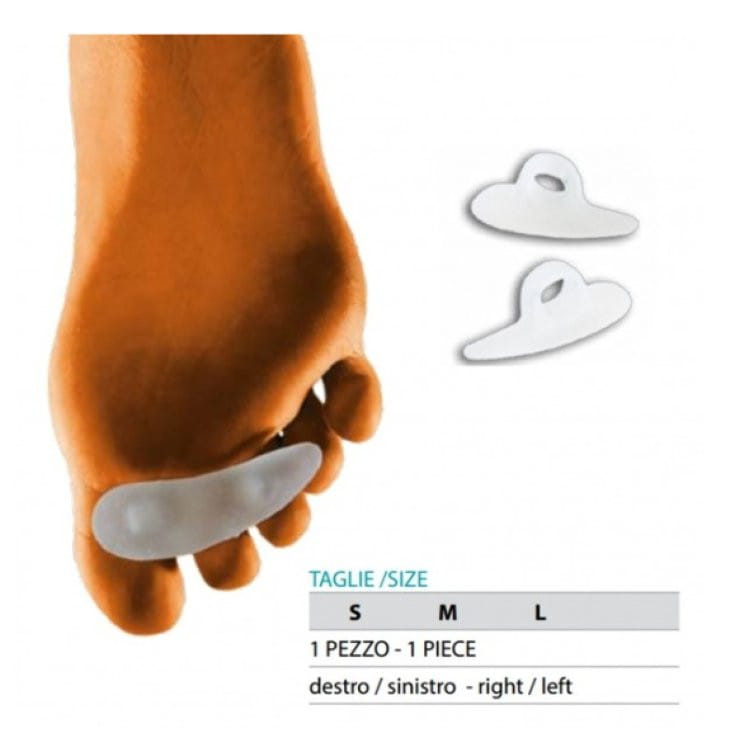 ORIONE OK PED G115 CUSCINETTO DITA MARTELLO GEL POLIMERO SINISTRO M 1 PEZZO