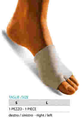 ORIONE OK PED G202 FASCIA METATARSALE GEL POLIMERO SINISTRA L 1 PEZZO