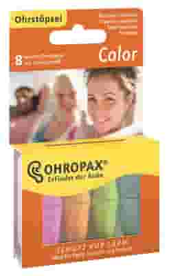 Tappi auricolari Ohropax Color in schiuma espansa, 8 pezzi