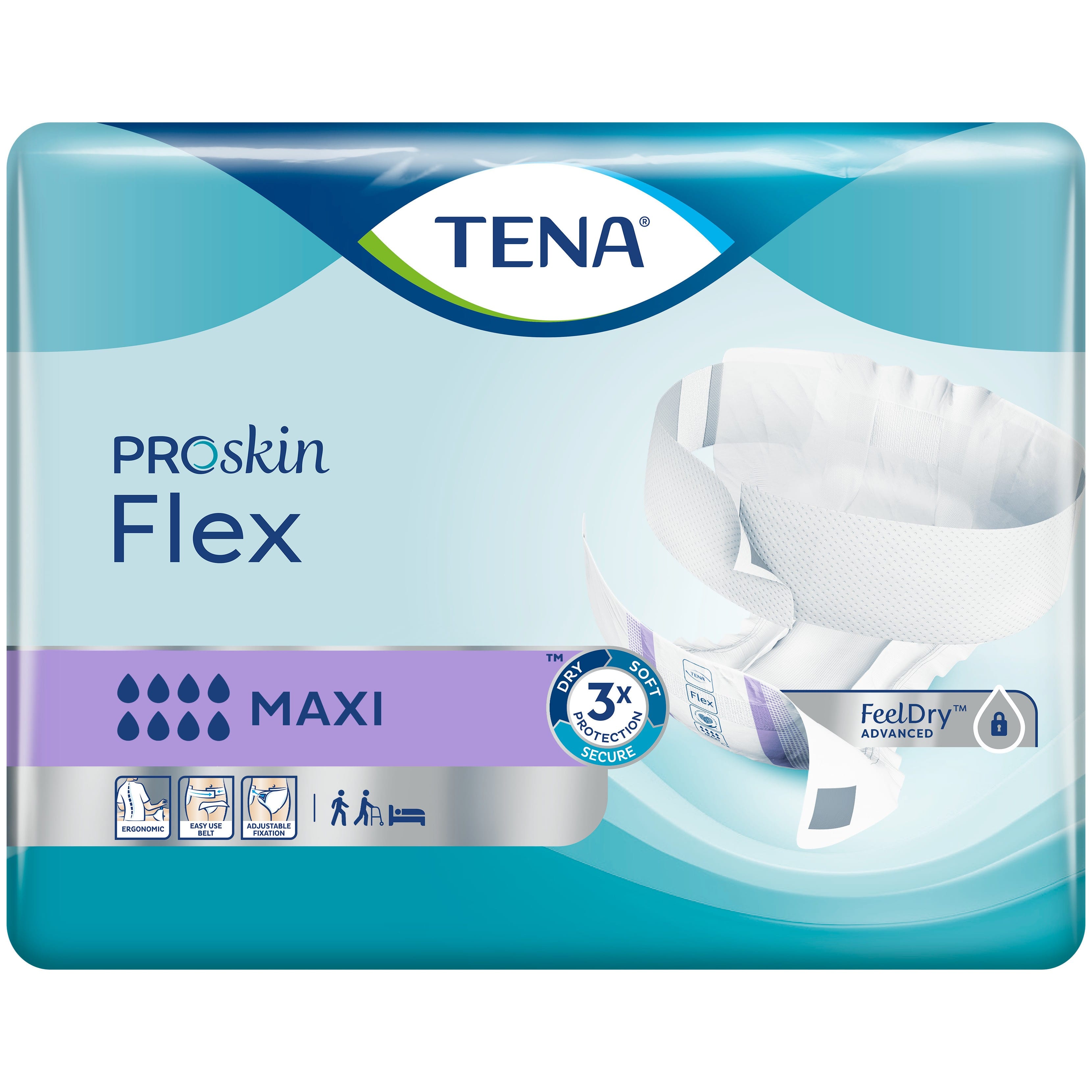 Pannolone a Cintura Tena Maxi Large per Incontinenza, 22 pz