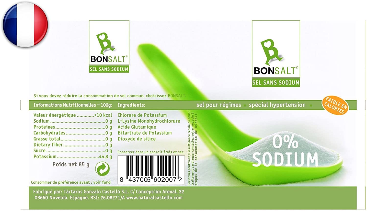 BONSALT SALE SENZA SODIO 0% 85 G