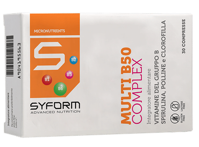 Integratore Multi B50 Complex Vitamine B, 30 compresse
