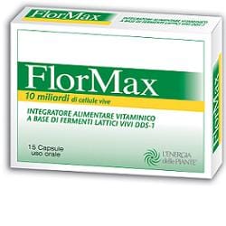Integratore FlorMax con Lactobacillus Acidophilus, 15 capsule