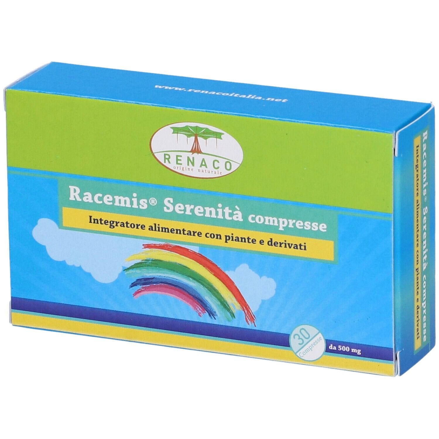 Integratore Racemis Serenità con mirtillo e scutellaria, 30 cpr