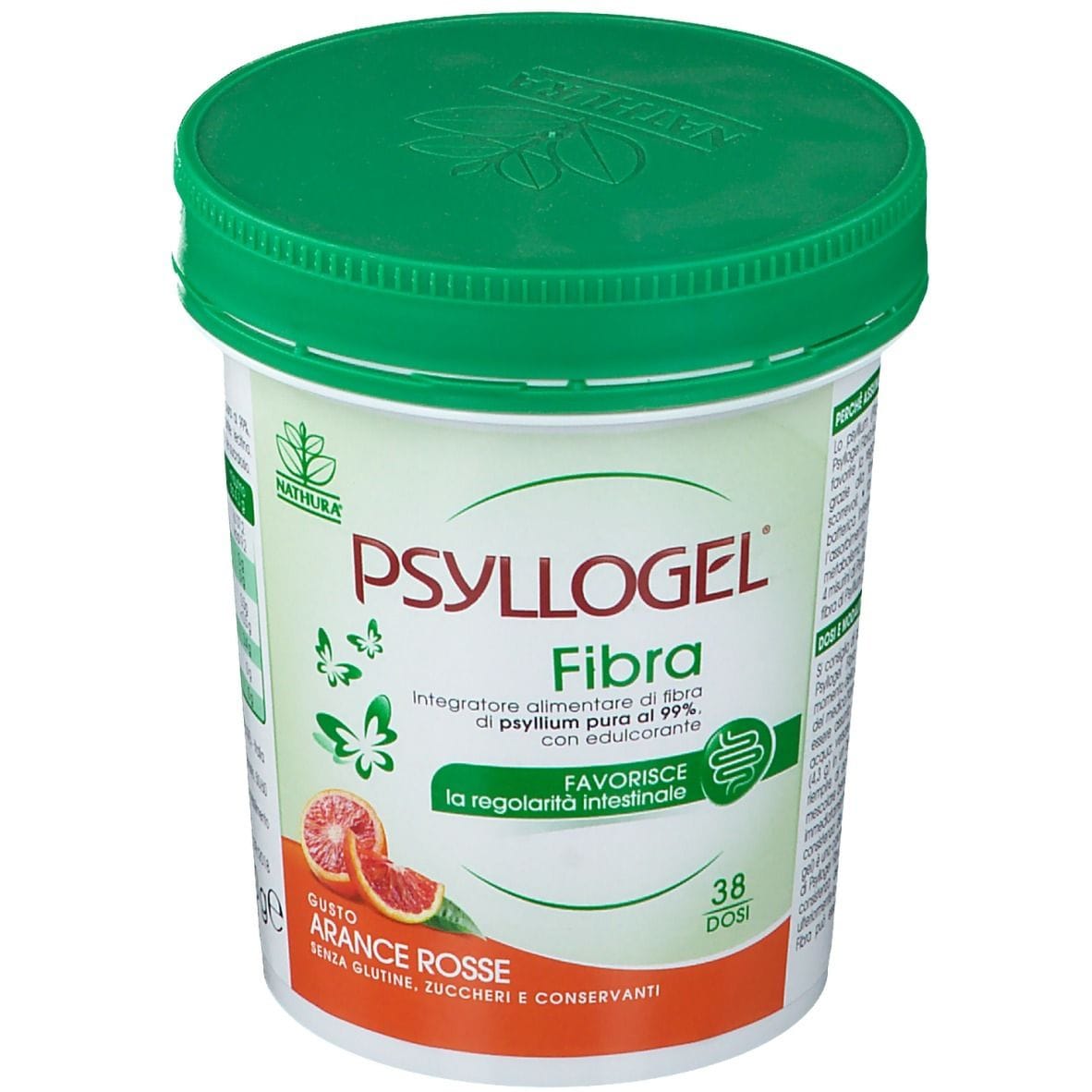 PSYLLOGEL FIBRA ARANCE ROSSE VASO 170 G