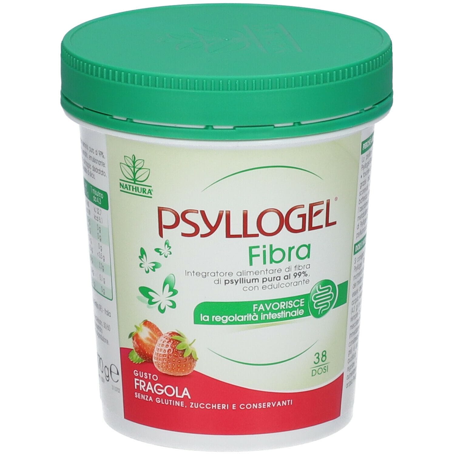 PSYLLOGEL FIBRA FRAGOLA VASO 170 G