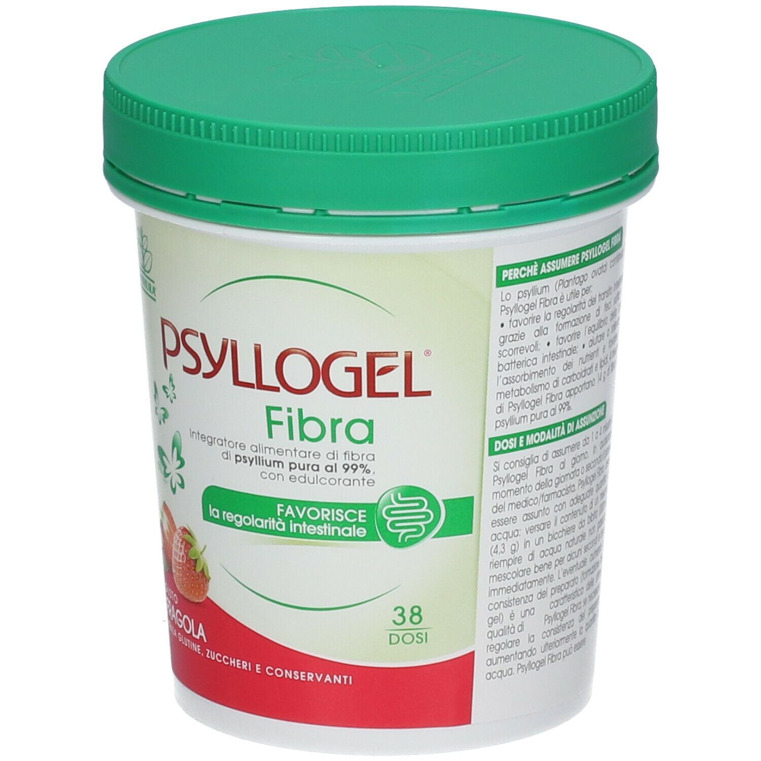 PSYLLOGEL FIBRA FRAGOLA VASO 170 G