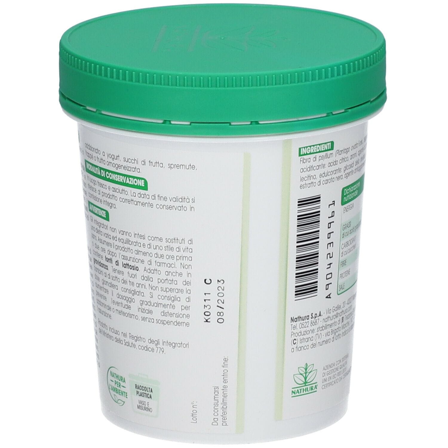 PSYLLOGEL FIBRA FRAGOLA VASO 170 G