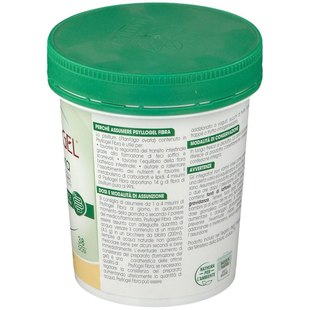 PSYLLOGEL FIBRA VANIGLIA VASO 170 G