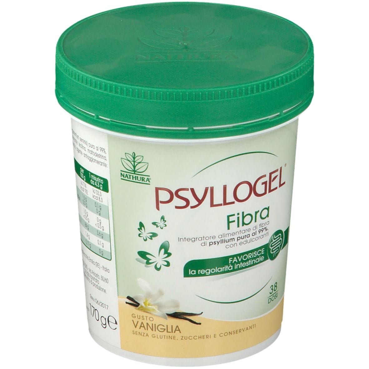 PSYLLOGEL FIBRA VANIGLIA VASO 170 G