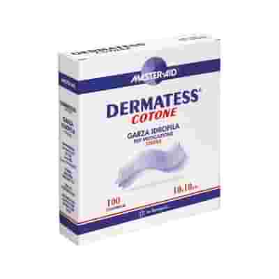 GARZA IDROFILA DERMATESS COT 10X10 100 PEZZI