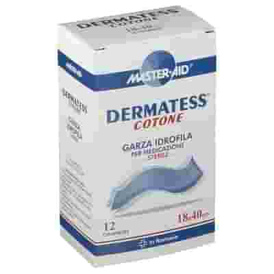 GARZA IDROFILA DERMATESS COT 18X40 12 PEZZI