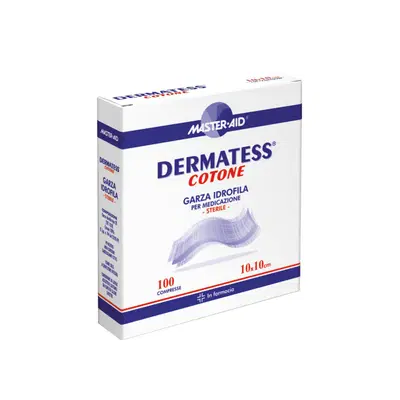 GARZA COMPRESSA MASTER-AID DERMATESS COTONE 36X40CM 12 PEZZI GARZA COMPRESSA MASTER-AID DERMATESS COTONE 36X40CM 12 PEZZI