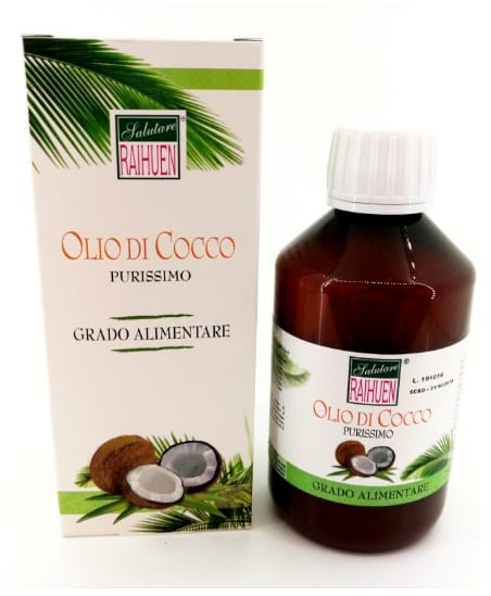 RAIHUEN OLIO COCCO PURO GRADO ALIMENTARE 1 LITRO