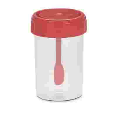 Guacci Contenitore per feci con capienza da 60 ml