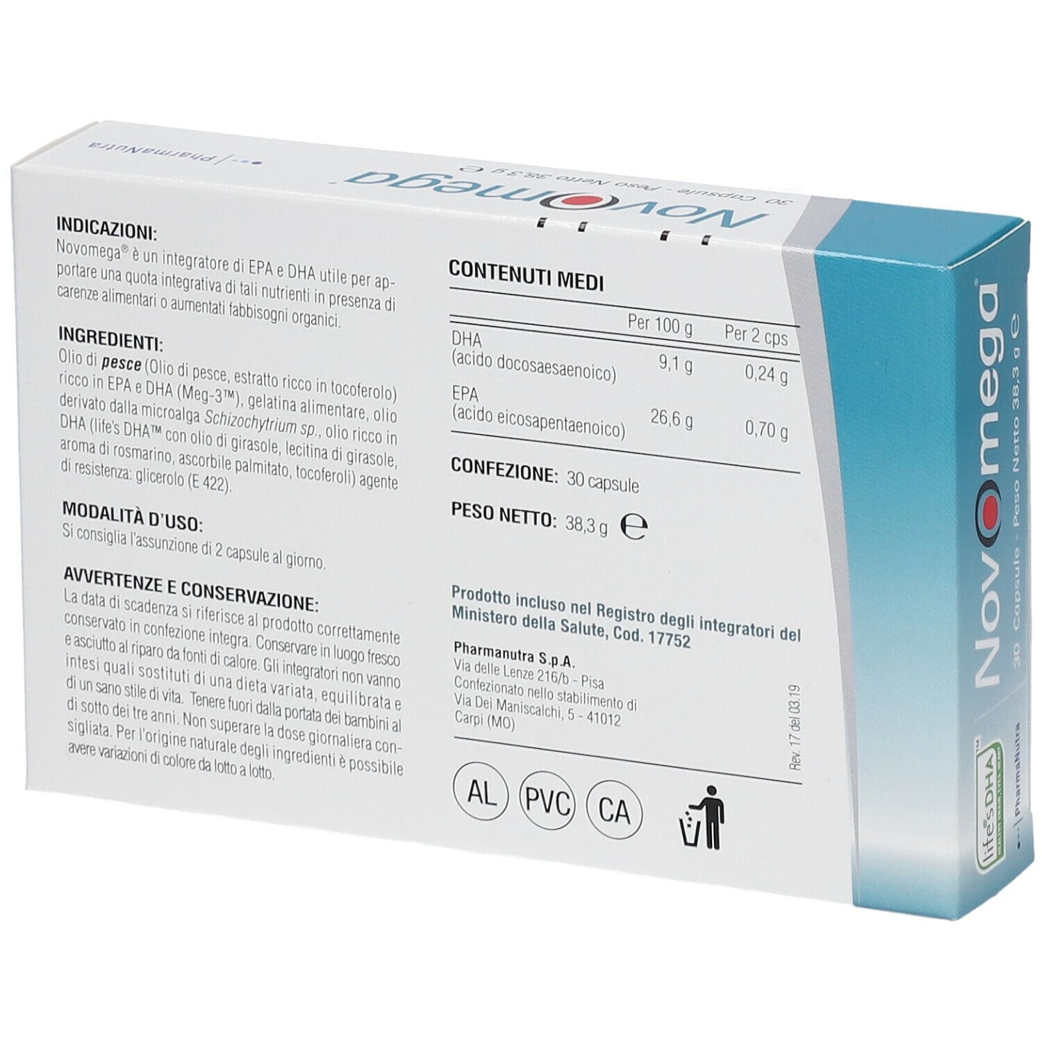 NOVOMEGA 30 CAPSULE