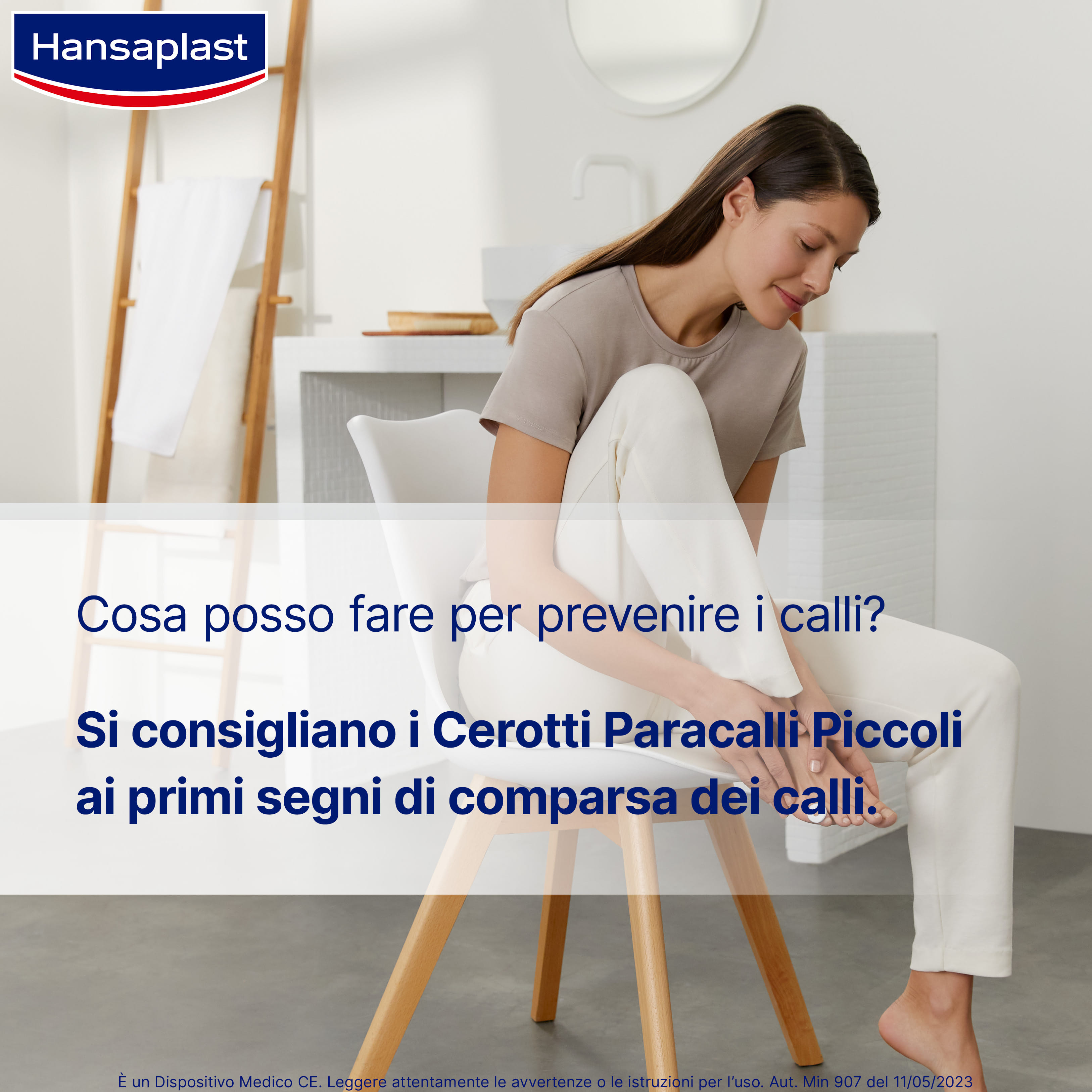 Cerotti paracalli Hansaplast piccoli, 20 pezzi per piedi sensibili