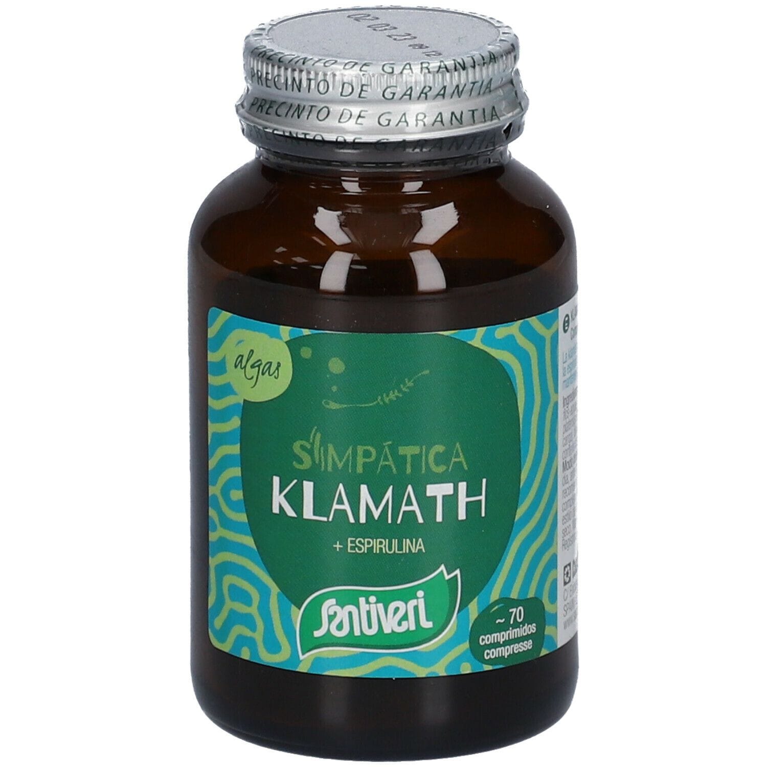 Integratore Alga Klamath Santiveri, 70 compresse