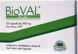 Integratore Bioval PLUS probiotico, 20 capsule