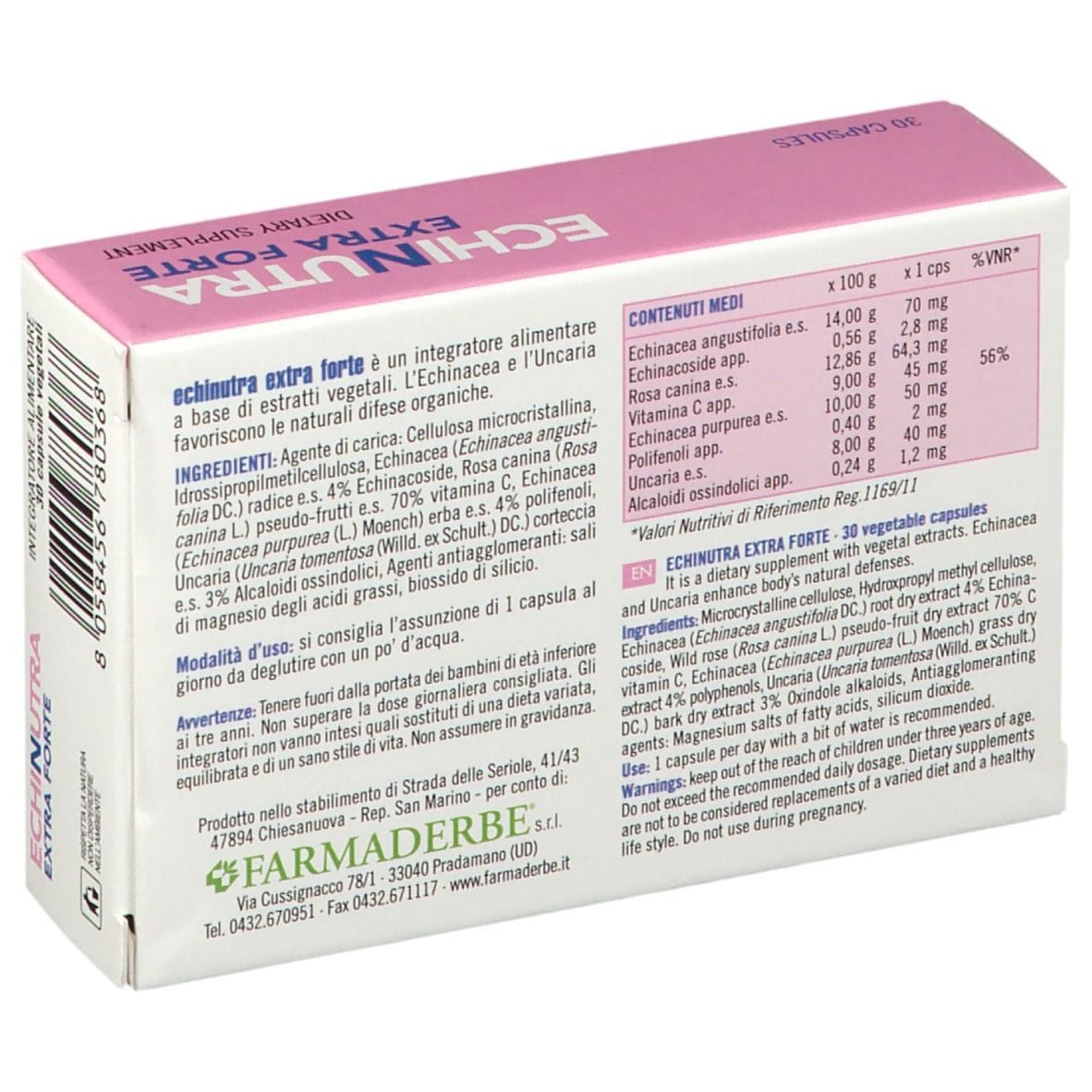 ECHINUTRA EXTRA FORTE 30 CAPSULE
