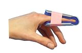 STECCA PER FRATTURA DITA A CAMPANA FARMASPLINT MISURA PICCOLA PREFORMATA IN ALLUMINIO MODELLABILE CON IMBOTTITURA IN SPUGNA POLIURETANICA ANTIALLERGICA RADIOTRASPARENTE 7 CM