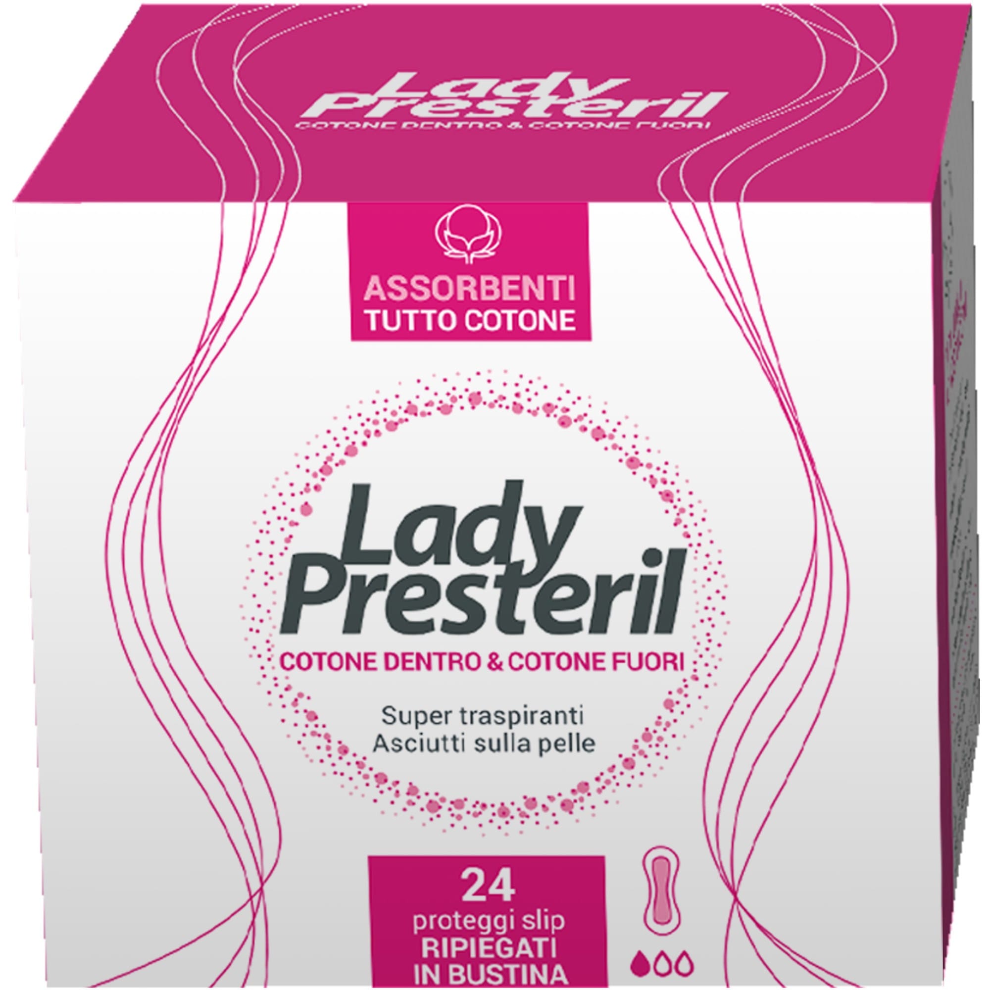 Proteggislip Lady Presteril Pocket in Cotone 100%