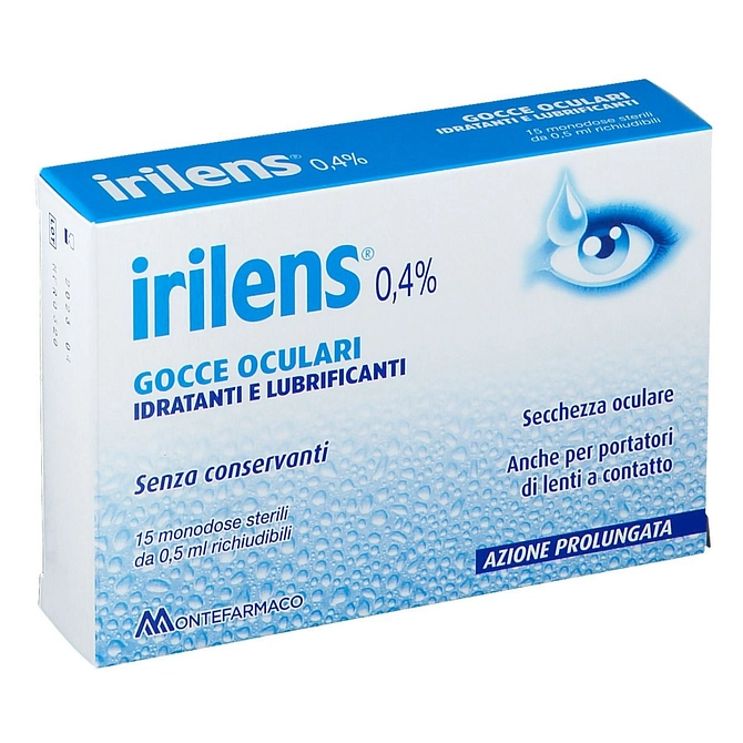 Irilens Gocce Oculari 15 Ampolle Monodose Richiudibili 0,5 Ml