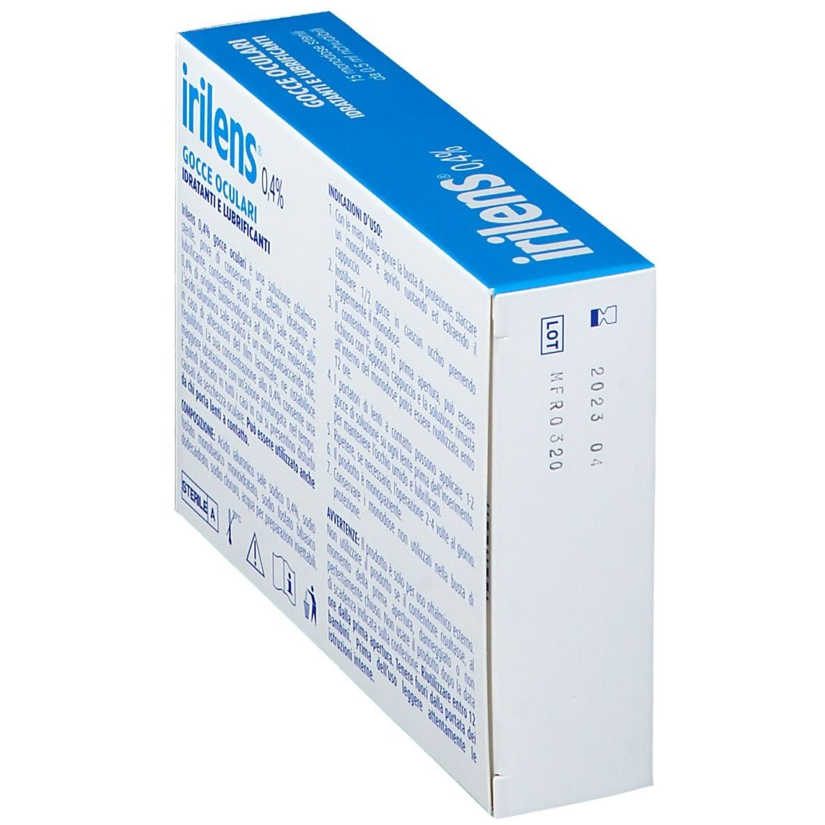 IRILENS GOCCE OCULARI 15 AMPOLLE MONODOSE RICHIUDIBILI 0,5 ML
