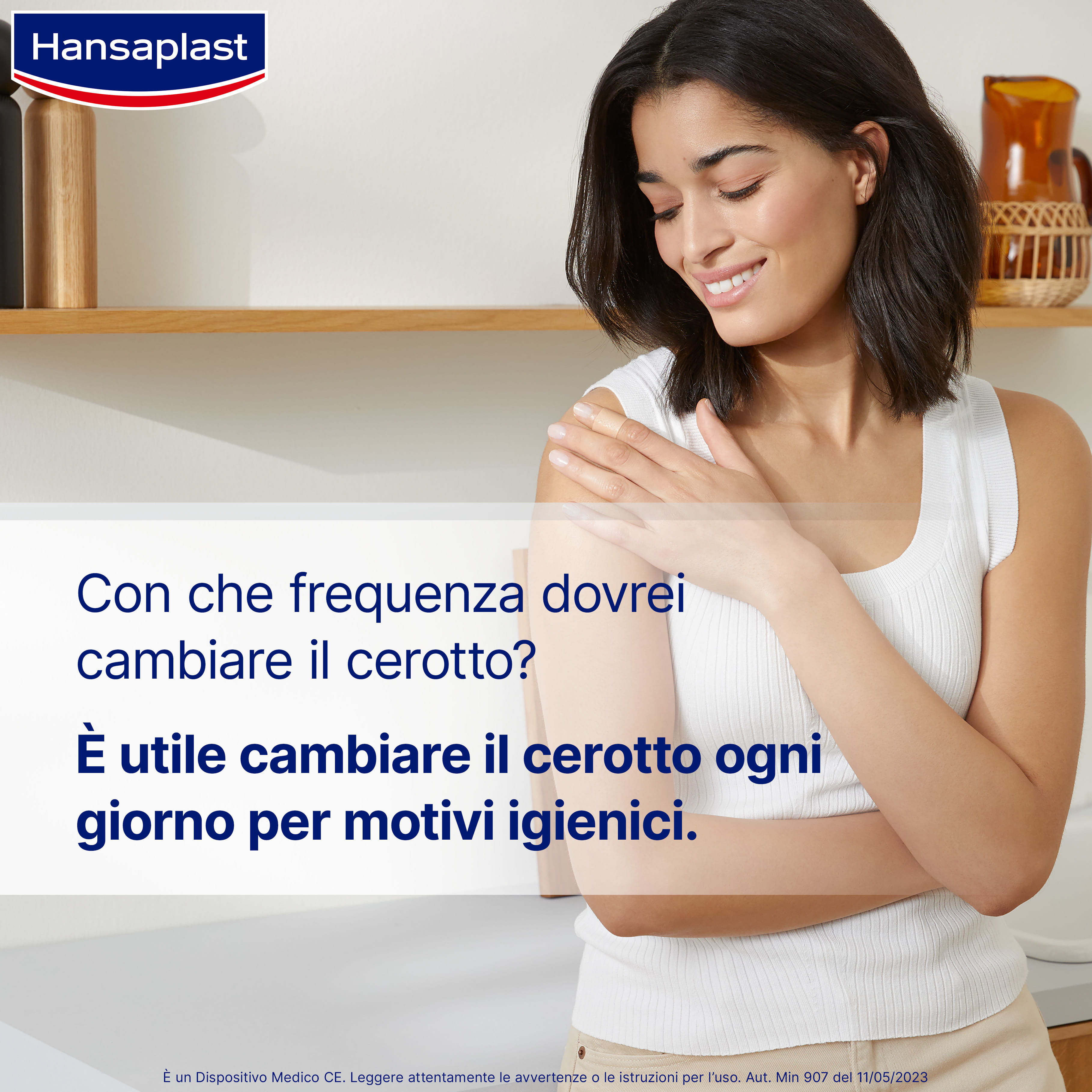 Cotone Idrofilo Hansaplast Carrés Pretagliati, 70 pezzi