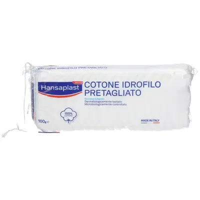 COTONE IDROFILO HANSAPLAST 100G COTONE IDROFILO HANSAPLAST 100G