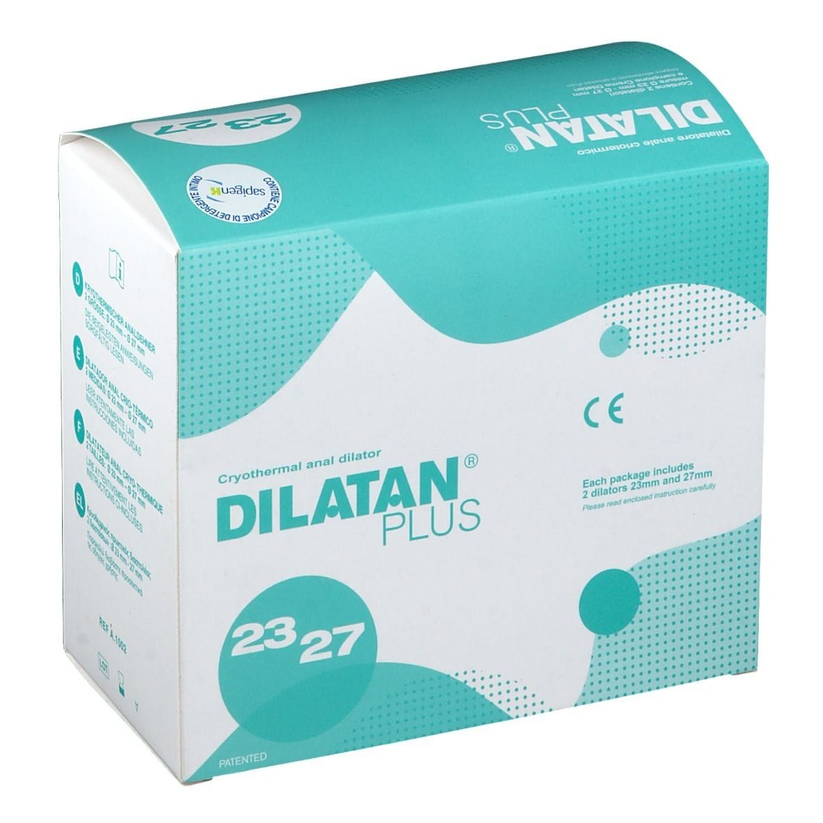 DILATATORE ANALE DILATAN PLUS DIAMETRO 23/27 CRIOTERMICO 2 PEZZI