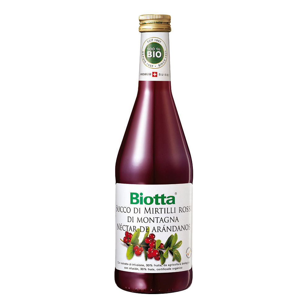 Biotta Succo Di Mirtillo Rosso 500 Ml