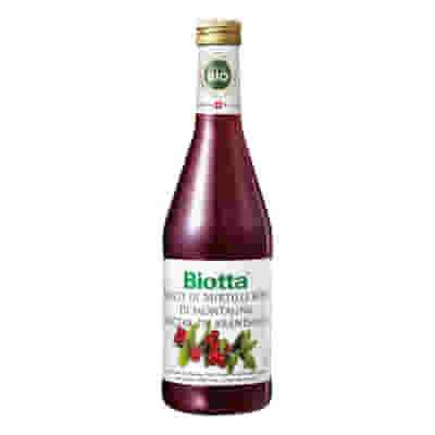 SUCCO DI MIRTILLI ROSSI DI MONTAGNA 500 ML