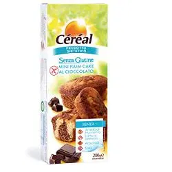 CEREAL MINIPLUMCAKE GOCCE CIOCCOLATO 200 G CEREAL MINIPLUMCAKE GOCCE CIOCCOLATO 200 G