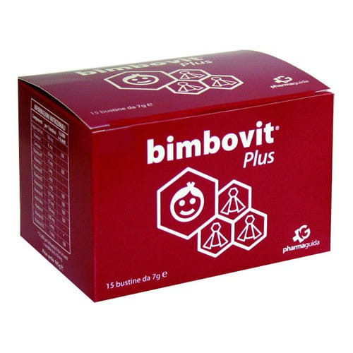 Integratore Bimbovit PLUS per bambini, 15 bustine da 7g