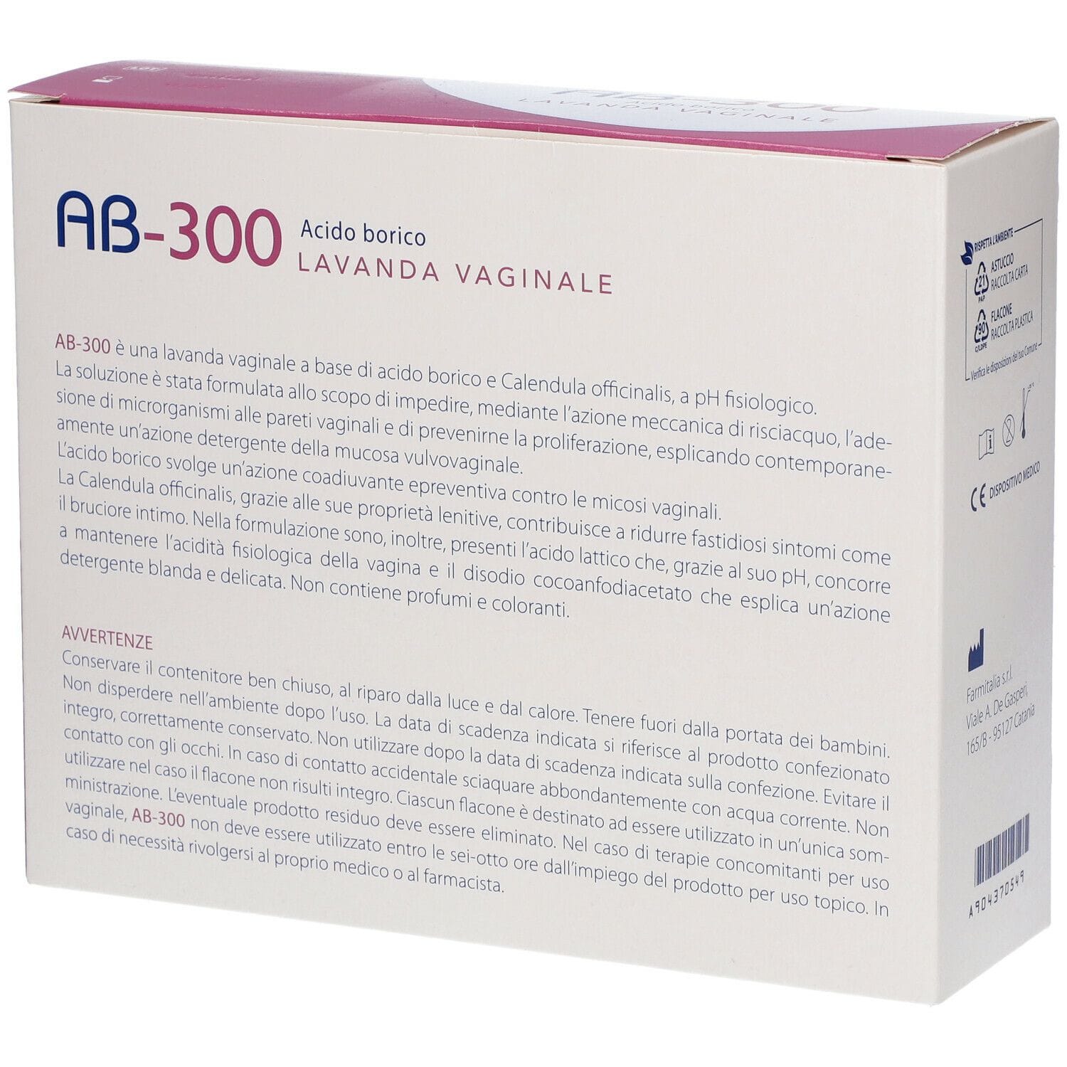 AB 300 LAVANDA VAGINALE 5 FLACONI 140 ML