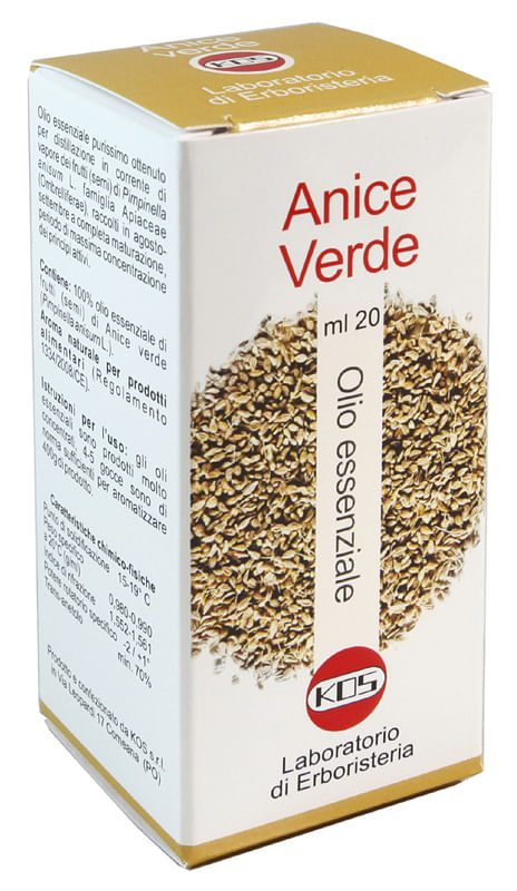 Anice Verde Olio Essenziale Gocce 20 Ml