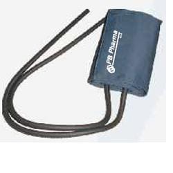 Bracciale sfigmomanometro obesi 2 vie con tubo, 60x17 cm