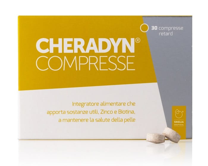 Integratore Cheradyn per pelle e capelli, 30 compresse