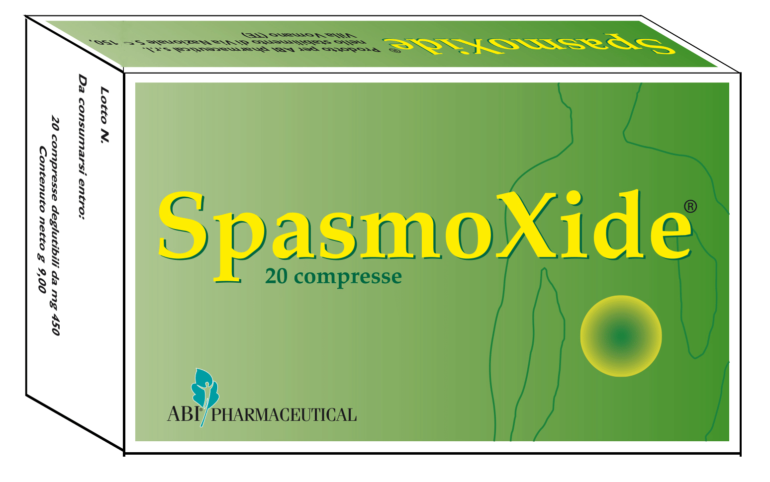 Spasmoxide compresse per il benessere intestinale, 20 cpr