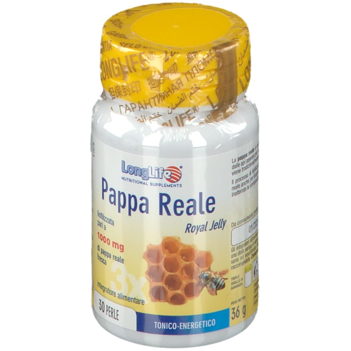 LONGLIFE PAPPA REALE 30 PERLE IN GELATINA