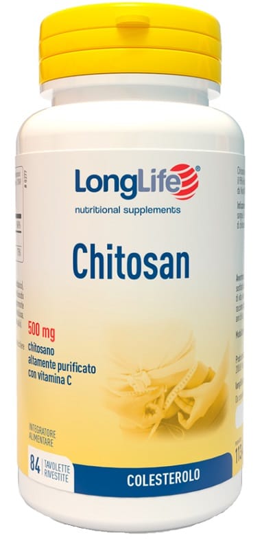 Integratore Longlife Chitosan con Vitamina C, 84 tavolette