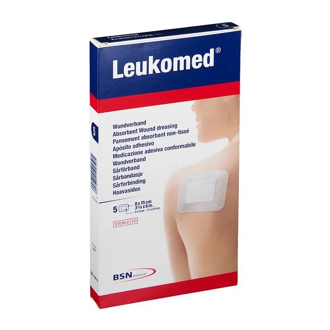 Leukomed Medicazione Post Operatoria In Tessuto Non Tessuto 8 X15 Cm