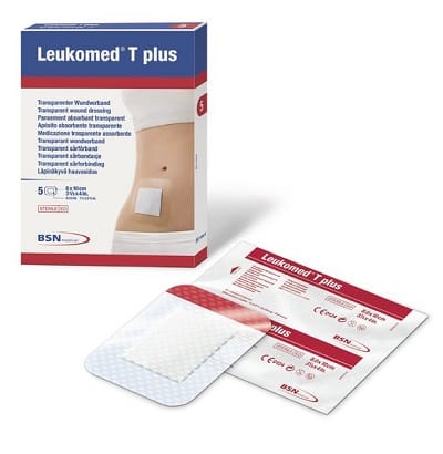 Medicazione post-operatoria Leukomed T PLUS trasparente 10x25 cm